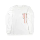 PokuStarのポケットにベーコン Long Sleeve T-Shirt