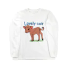 うしちゃんグッズのLovely Calf ロングスリーブTシャツ