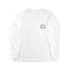 fighting_poseの眠い顔のにゃーちゃん Long Sleeve T-Shirt