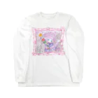 メルティカポエミュウのラベンダーポエミュウ Long Sleeve T-Shirt