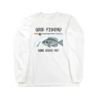 猫と釣り人のブルーギル_1 Long Sleeve T-Shirt