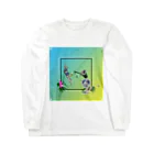 シャケの涼しいvapor Long Sleeve T-Shirt