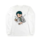 アストロ温泉のぬりぬり Long Sleeve T-Shirt