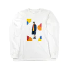 aiko SUZURI SHOP   のCoat boy (colorful dots) Long Sleeve T-Shirt