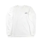 ballin＇surfin＇& gouto... brandの“goutosurf” logo simple white ロングスリーブTシャツ