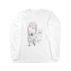 あいぴぴのピンク女の子 Long Sleeve T-Shirt