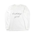 polkadotのbirthday girl Long Sleeve T-Shirt