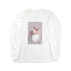 HANA's flower marketのflower girl Long Sleeve T-Shirt