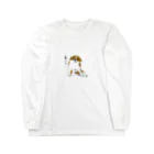 奇染屋傾金堂(きぞめやかぶきんどう)のもこちゃん。 Long Sleeve T-Shirt