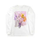 misoraのパステルカラー  スイートピーの花 Long Sleeve T-Shirt