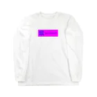 NO SEXの紫とピンクメトセラ　ロゴ Long Sleeve T-Shirt