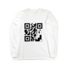 イトスク　のPNDコード (横向き) Long Sleeve T-Shirt