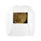 STICKTOBELIEFの月の表面 ロングスリーブTシャツ