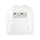 WATTOのI'm looking for the Power ブラウン Long Sleeve T-Shirt