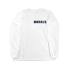 ハワイスタイルクラブの〔Back Print〕Just MAHALO Long Sleeve T-Shirt