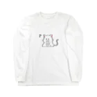 tomatoto713のおにぎりを作る白猫 Long Sleeve T-Shirt