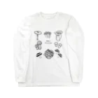 JapaneseRubberStampsのキノコ気分 Long Sleeve T-Shirt