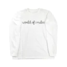 WorldofsmilesのWorld of smiles ロングスリーブTシャツ Long Sleeve T-Shirt
