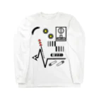 tv.dinner_の[ARCADE]PINBALL White ロングスリーブTシャツ