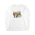 ザ・ワタナバッフルの邑南町ゆるキャラ：オオナン・ショウ『Silver-good!』 Long Sleeve T-Shirt