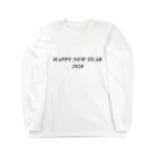 hikikomoriのHAPPY NEW YEAR 2020 ロングスリーブTシャツ