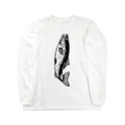 山口木材店のSAKE/鮭 no.1 Long Sleeve T-Shirt