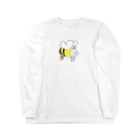 くらきち ONLINE SHOPのねこタイツのみつばちタイツ Long Sleeve T-Shirt