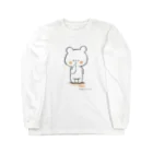 しろくまななみんのしろくまななみん ラフ画風 ロングスリーブTシャツ