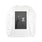 捨身部／SyasinbuのPOST NO BILLS (モノクロ) Long Sleeve T-Shirt