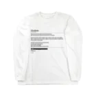 PALAAのManifesto Long Sleeve T-Shirt