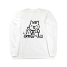 GemBox SUZURI店のマイニングモナー モナコイン 単色 (SZ) GemBox Long Sleeve T-Shirt