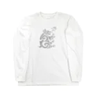 ツバメ堂の中南米風のクマ Long Sleeve T-Shirt