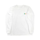 大のアイルランド国旗 胸ロゴ Long Sleeve T-Shirt