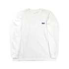 大のアゼルバイジャン国旗 胸ロゴ Long Sleeve T-Shirt