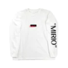 MIRIOのボックスロゴ ロングスリーブTシャツ