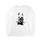 デブ犬画像ショップのThe Fat Dog 1 ロングスリーブTシャツ