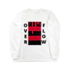 REST IN PUNISHEDのOVER FLOW(Red) Long Sleeve T-Shirt
