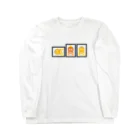 へらやのへらドクロ（金獅子） Long Sleeve T-Shirt