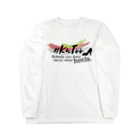 #KuToo Wave of Actionの 【復刻】#KuToo ロゴ ロングスリーブTシャツ※配送日にご注意ください。 ロングスリーブTシャツ