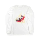 kima-maniのHeel cat Long Sleeve T-Shirt