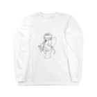 36sanのpooping cat Long Sleeve T-Shirt