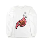 MotoのHungry (肉.ver) Long Sleeve T-Shirt