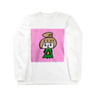 万枚ちゃんのうんこちゃん（ピンク） Long Sleeve T-Shirt