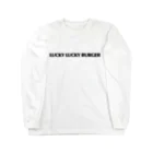 Lucky Lucky BurgerのI Can’t Wait. (White) ロングスリーブTシャツ