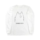 mochi_14のご機嫌な犬　ロングスリープTシャツ Long Sleeve T-Shirt