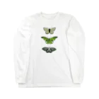 MONOM:モノムのG:butterfly ロングスリーブTシャツ