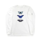 MONOM:モノムのB:butterfly ロングスリーブTシャツ