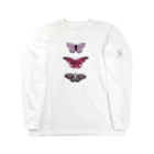 MONOM:モノムのR:butterfly ロングスリーブTシャツ