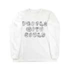 people with soulsのFACEコレクション Long Sleeve T-Shirt