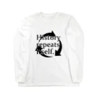 リョウイチ　の‎History repeats itself. ロングスリーブTシャツ